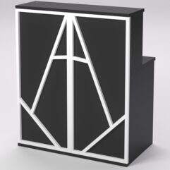 Ресепшн РОК №1 (декор 3), Черный