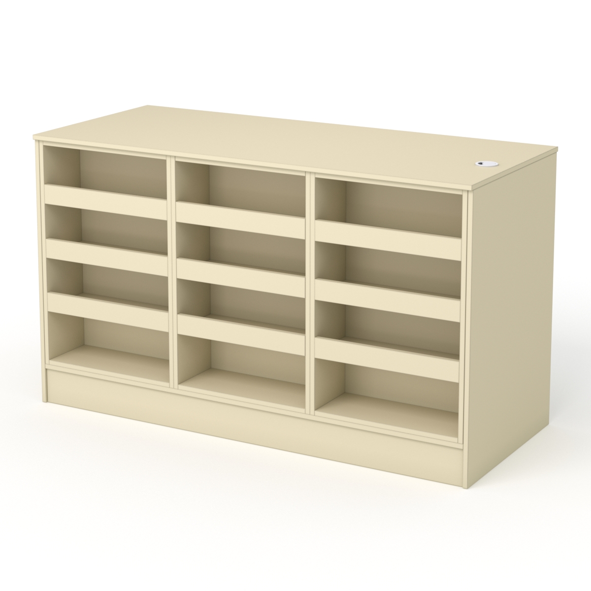 Кассовый стол РИВЬЕРА №2Г, Крем Вайс