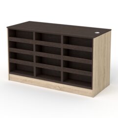 Кассовый стол РИВЬЕРА №2Г, Дуб Сонома + Дуб Венге