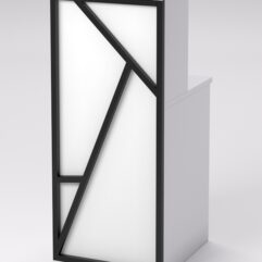 Ресепшн РОК №2 (декор 2), Белый