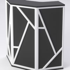 Ресепшен угловой РОК №2 (декор комбо), Дуб Сонома