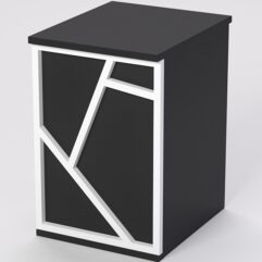 Ресепшен - стол РОК №2 (декор №2), Черный