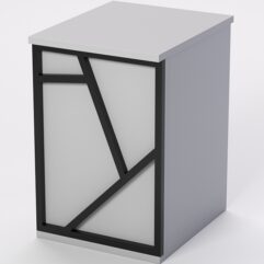 Ресепшен - стол РОК №2 (декор №3), Серый