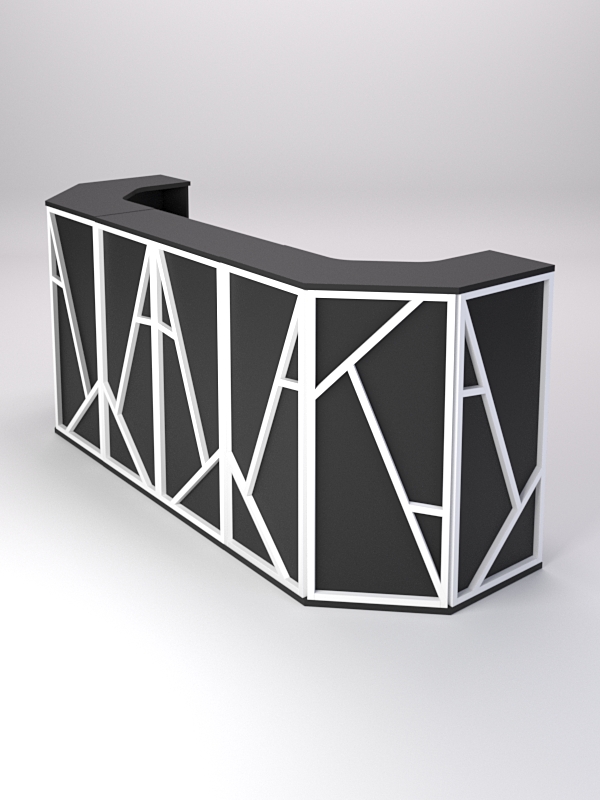 Ресепшен серии РОК комбо №6, Черный