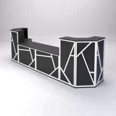 Ресепшен серии РОК комбо №10, Черный