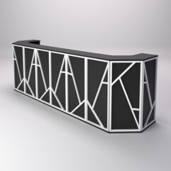 Ресепшен серии РОК комбо №15, Черный