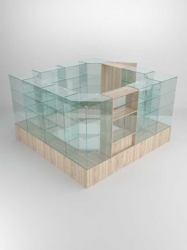 Павильон торговый Истра островной №5б, Дуб Сонома