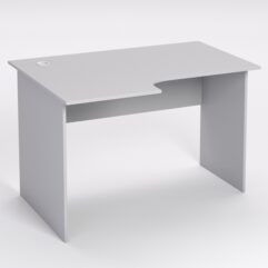 Стол эргономичный офисный СЭ-15 (левосторонний), Серый