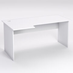Стол эргономичный офисный СЭ-17 (левосторонний), Белый