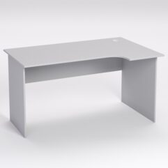 Стол эргономичный офисный СЭ-20 (правосторонний), Серый