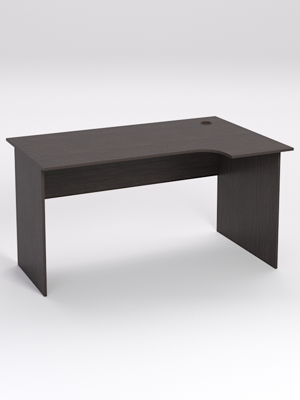 Стол эргономичный офисный СЭ-20 (правосторонний), Дуб Венге