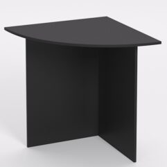 Стол угловой офисный СП-23, Черный