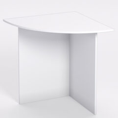 Стол угловой офисный СП-23, Белый