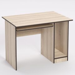 Стол для компьютера СК-32, Дуб Сонома, кромка Дуб Венге