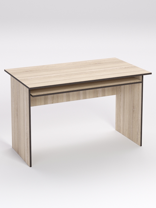 Стол для компьютера СК-31, Дуб Сонома, кромка Дуб Венге