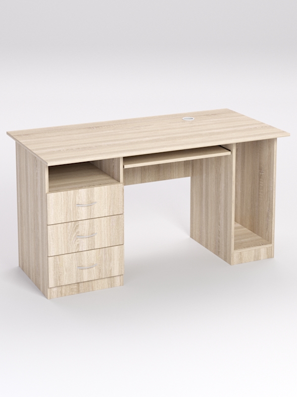 Стол для компьютера СК-33 (Левосторонний), Дуб Сонома