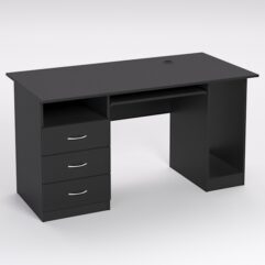 Стол для компьютера СК-33 (Левосторонний), Черный
