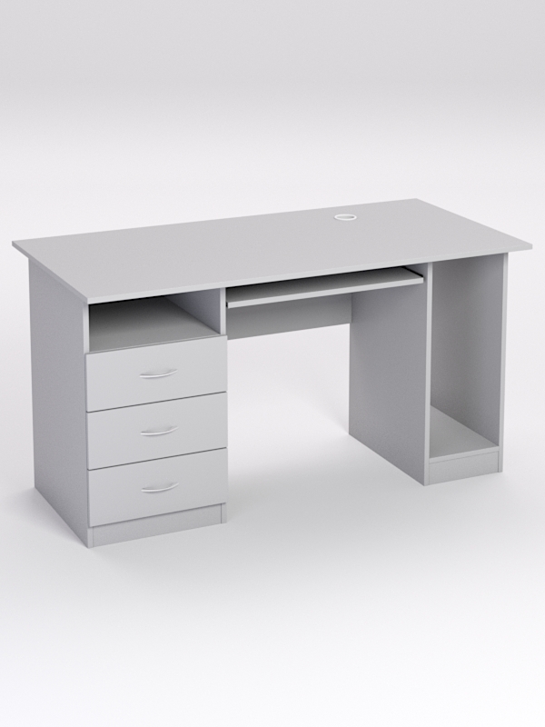 Стол для компьютера СК-33 (Левосторонний), Серый