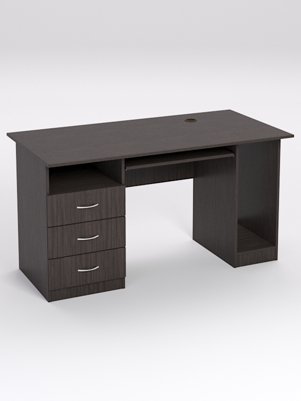 Стол для компьютера СК-33 (Левосторонний), Дуб Венге