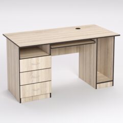 Стол для компьютера СК-33 (Левосторонний), Дую Сонома, кромка Дуб Венге