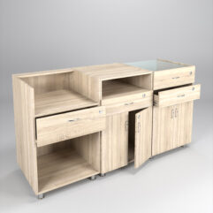 Комплект прилавков КЛАССИКА №1+№7+№2, Дуб Сонома