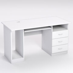 Стол для компьютера СК-34 (Правосторонний), Белый