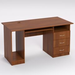 Стол для компьютера СК-34 (Правосторонний), Орех