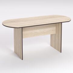 Стол для совещаний СС-46, Дуб Сонома, кромка Дуб Венге