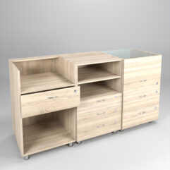 Комплект прилавков КЛАССИКА №1+№8+№3, Дуб Сонома