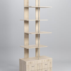 Стеллаж Куб №5 с тумбой Т-19, Дуб Сонома