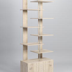 Стеллаж Куб №6 с тумбой Т-16, Дуб Сонома