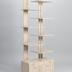 Стеллаж Куб №6 с тумбой Т-20, Дуб Сонома