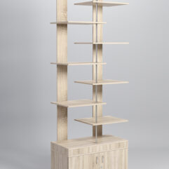 Стеллаж Куб №6 с тумбой Т-25, Дуб Сонома