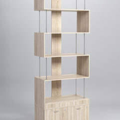 Стеллаж Куб №7 с тумбой Т-20, Дуб Сонома