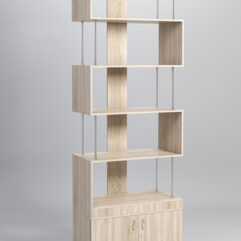 Стеллаж Куб №7 с тумбой Т-25, Дуб Сонома