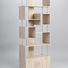 Стеллаж Куб №8 с тумбой Т-25, Дуб Сонома