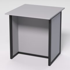 Стол журнальный СС-41А СТРОНГ в стиле ЛОФТ декор №1, Серый