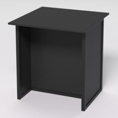 Стол журнальный СС-41А СТРОНГ в стиле ЛОФТ декор №1, Черный