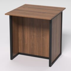 Стол журнальный СС-41А СТРОНГ в стиле ЛОФТ декор №1, Орех