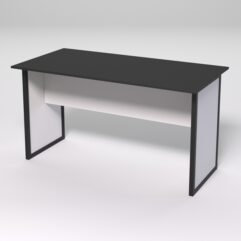 Стол для совещаний СС-43 СТРОНГ в стиле ЛОФТ, Черный и Белый