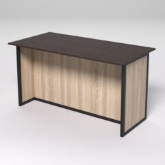 Стол для совещаний СС-43А СТРОНГ в стиле ЛОФТ, Дуб Венге и Дуб Сонома