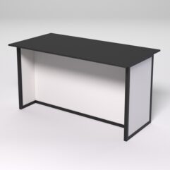 Стол для совещаний СС-43А СТРОНГ в стиле ЛОФТ, Черный и Белый