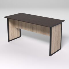 Стол для совещаний СС-44 СТРОНГ в стиле ЛОФТ, Дуб Венге и Дуб Сонома