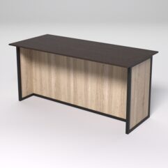 Стол для переговоров СС-45А СТРОНГ в стиле ЛОФТ, Дуб Венге и Дуб Сонома