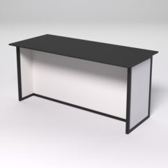 Стол для переговоров СС-45А СТРОНГ в стиле ЛОФТ, Черный и Белый