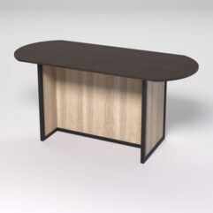 Стол для совещаний СС-46А СТРОНГ в стиле ЛОФТ, Дуб Венге и Дуб Сонома