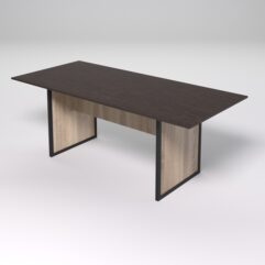 Стол для заседаний НТ-200.90 СТРОНГ в стиле ЛОФТ, Дуб Венге и Дуб Сонома