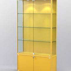 Витрина АЛПРО №1-300-1 (задняя стенка - ДВП), Желтый