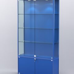 Витрина АЛПРО №1-300-1 (задняя стенка - ДВП), Синий