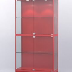 Витрина АЛПРО №3-400-1 (задняя стенка - ДВП), Красный